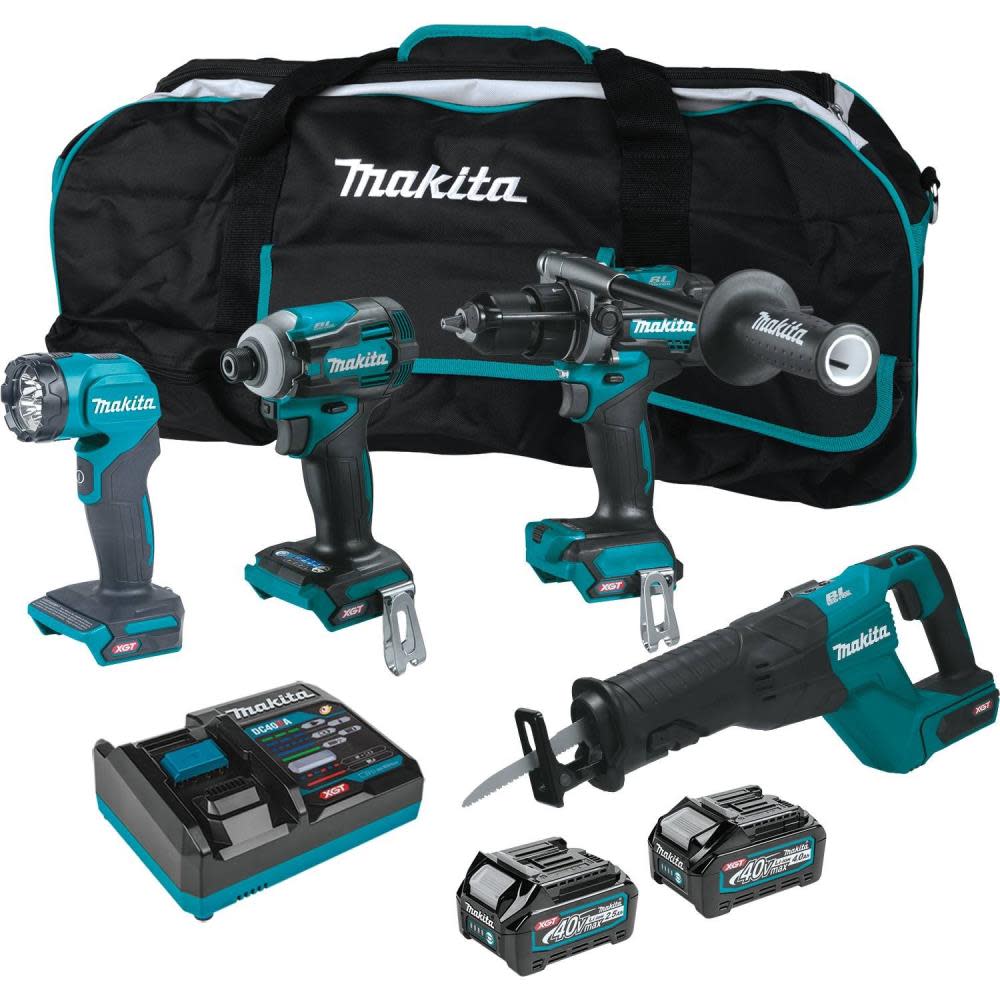 Makita XGT 40V max Combo Kit 4pc - Flockneti