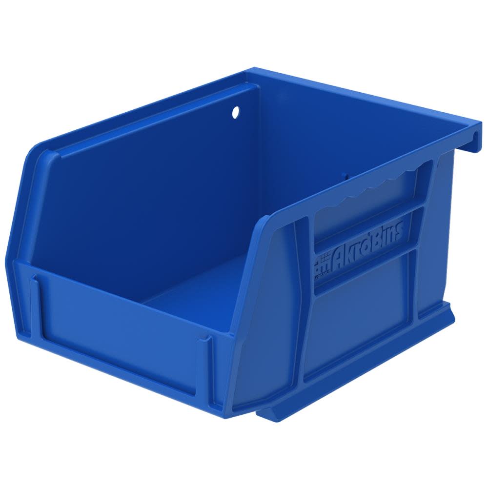 Akro-Mils AkroBin 5-3/8In x 4-1/8In x 3In Blue - Flockneti