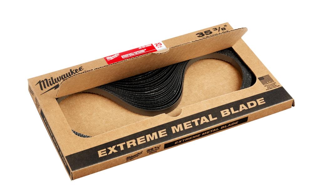 Milwaukee Extreme Thick Metal Band Saw Blades 25PK Compact - Flockneti