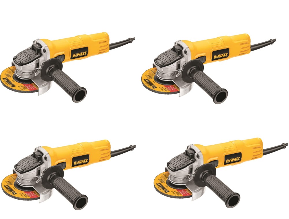 DEWALT 4 Pack 4-1/2 In. Small Angle Grinder with One-Touch Guard Bundle - Flockneti