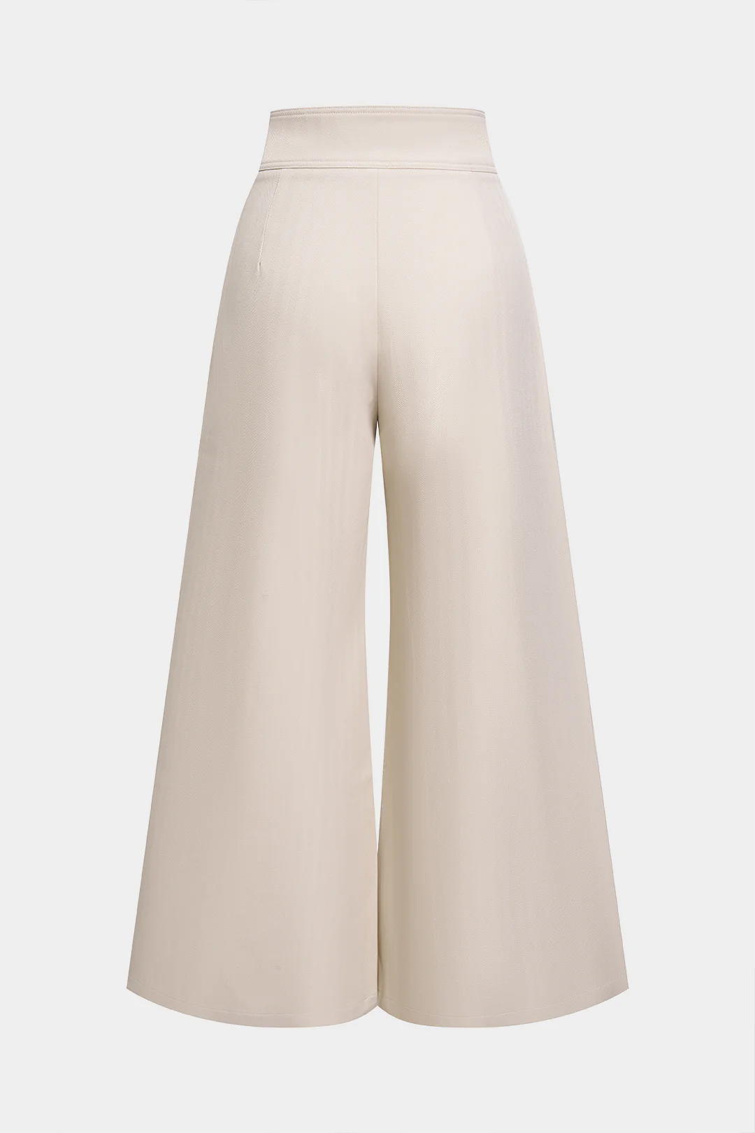 Double Waistband Wide Leg Pants - Flockneti