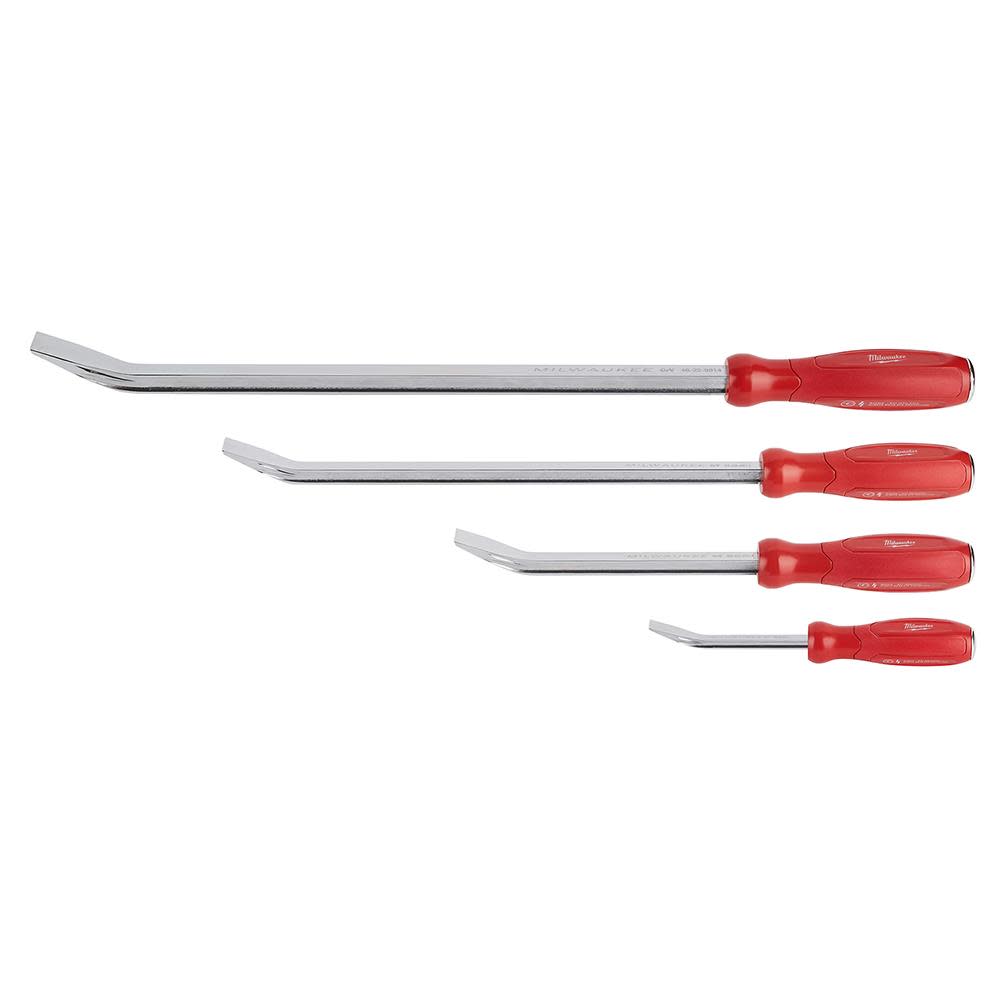 Milwaukee 4-Piece Pry Bar Set - Flockneti