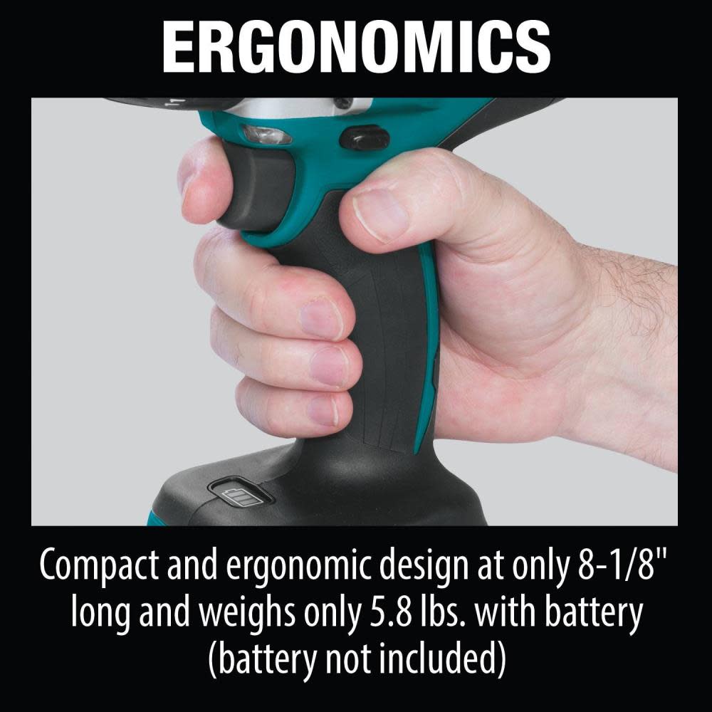 Makita 18V LXT Lithium-Ion Brushless Cordless 1/2 in. Driver-Drill (Tool Only) - Flockneti