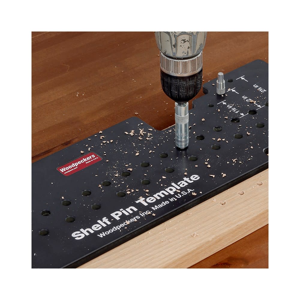 Make It Snappy Drill Bit 1/4″ HSS Twist Drill Shelf Pin Drill Guide - Flockneti