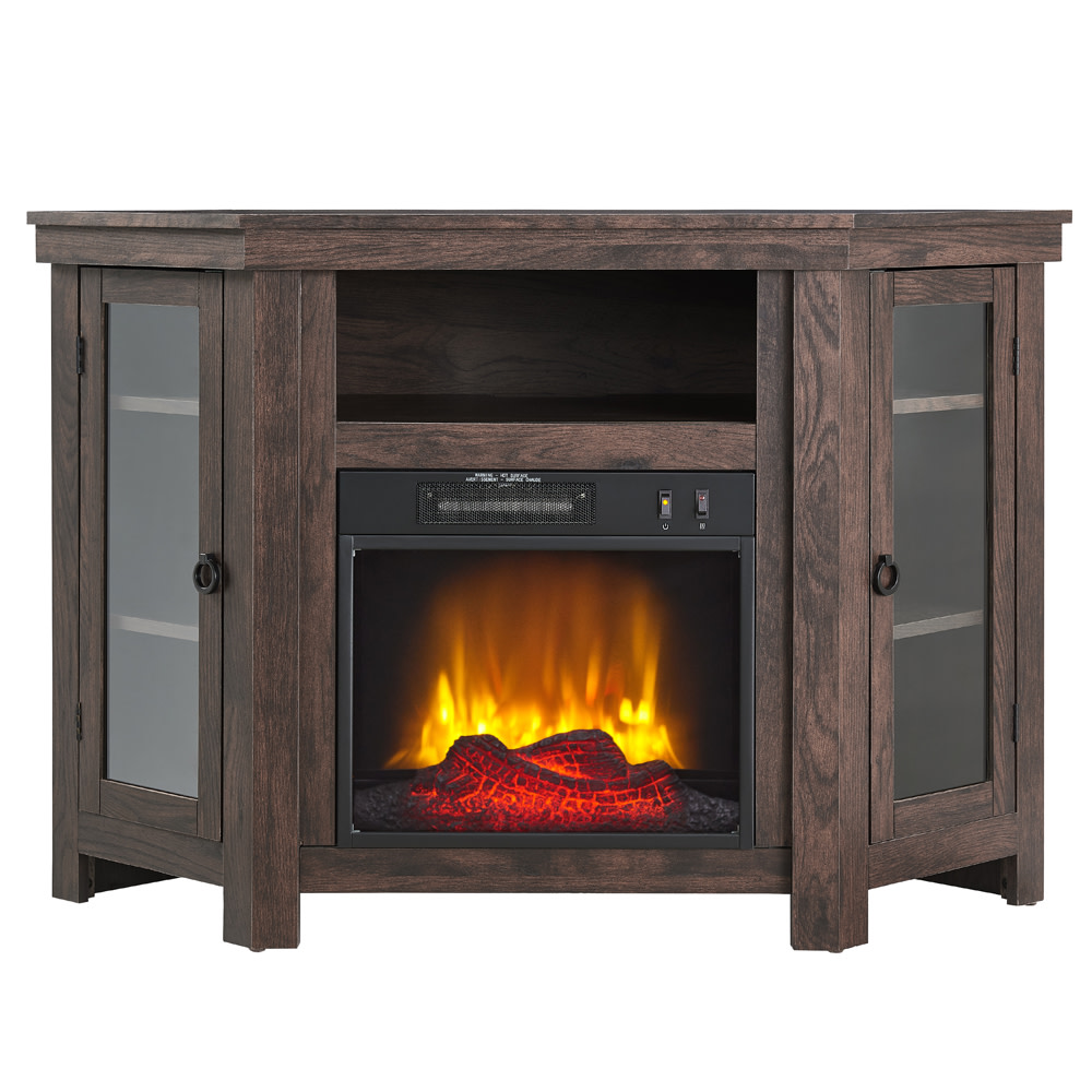 Hearthpro Corner Media Electric Fireplace - Flockneti