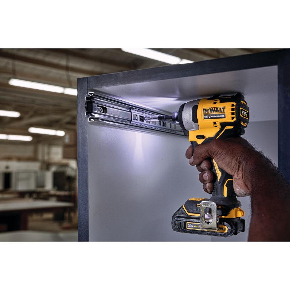 DEWALT 20V MAX* Brushless Atomic Compact 1/4in Impact Driver (Tool Only) - Flockneti