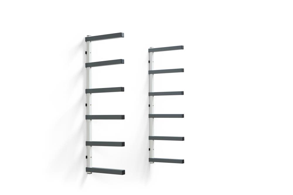 Bora Portamate Wall Mounted Storage Rack 6 Level Gray/White - Flockneti