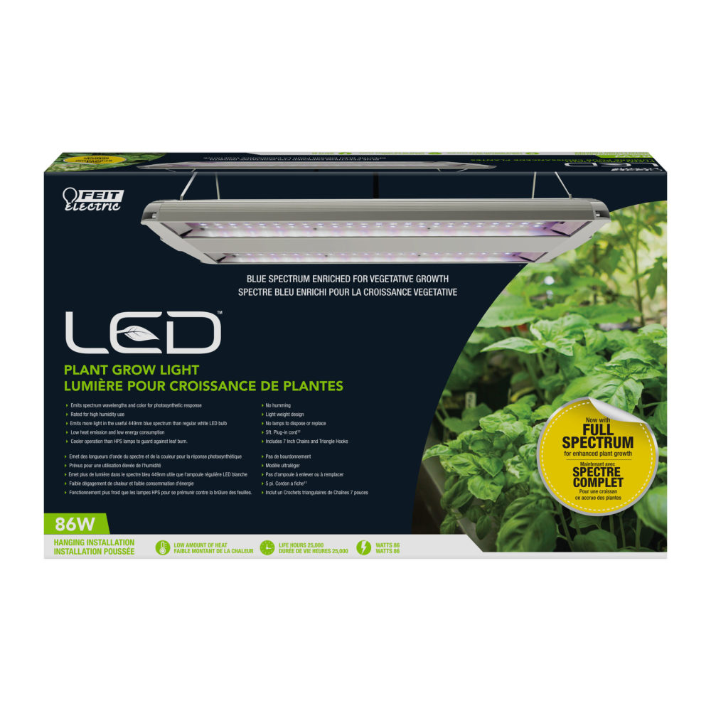 Feit Electric 86W Blue Spectrum LED Plant Grow Light 1pk - Flockneti