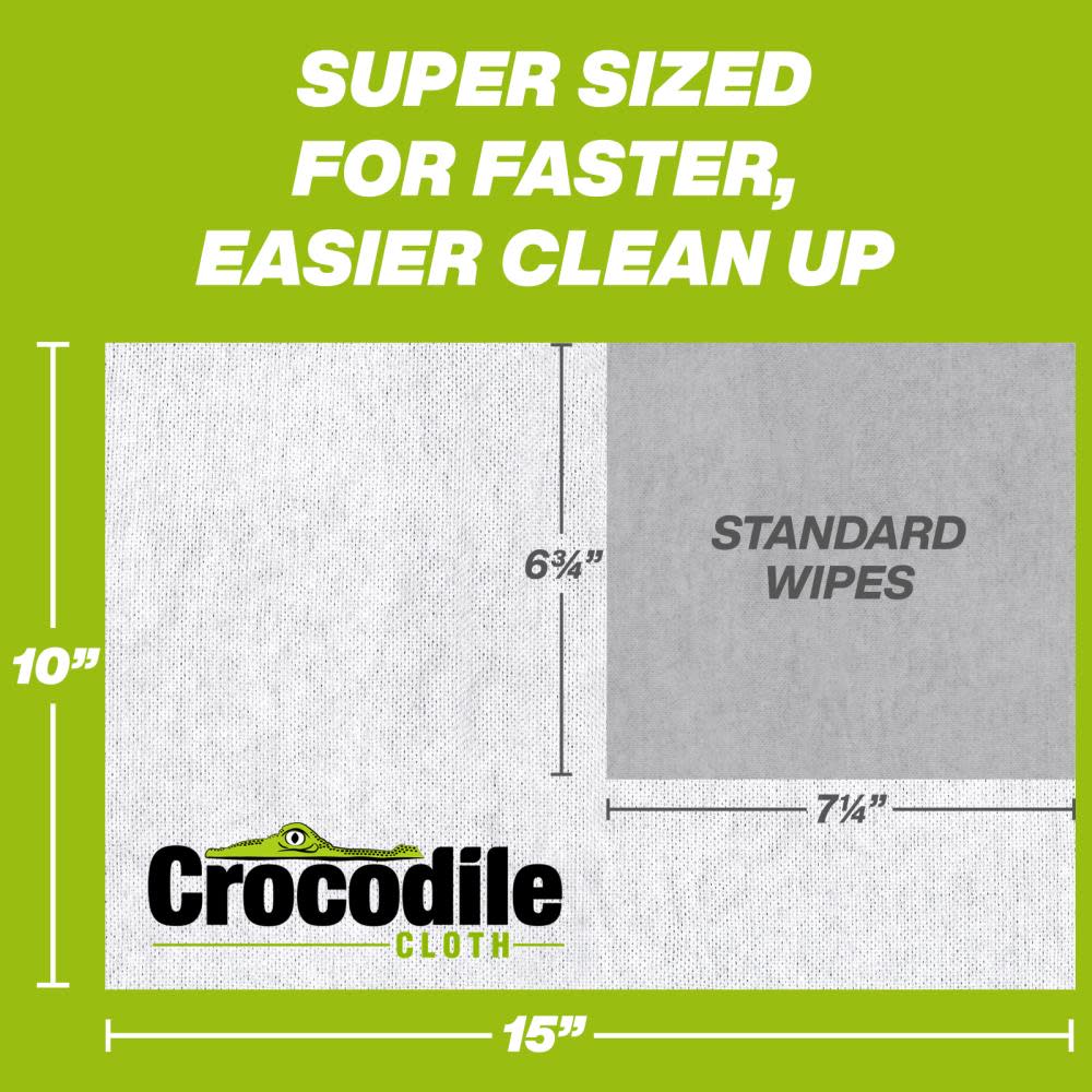 Crocodile Cloth Oversized Paint Cleaning Cloths 1 Pack/100 Cloths - Flockneti
