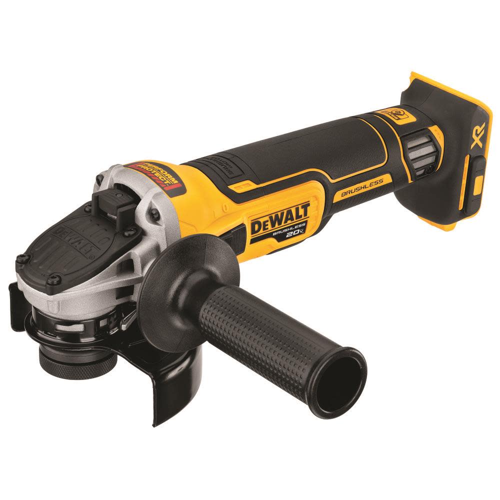 DEWALT 20V MAX XR 4.5″ Angle Grinder with Kickback Brake Bare Tool - Flockneti