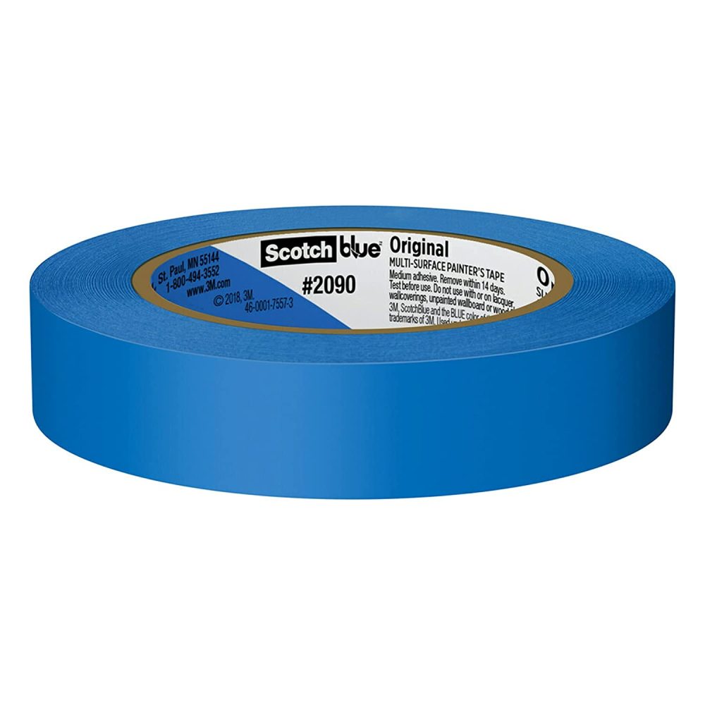 3M ScotchBlue Painters Tape 0.94″ x 60yd Blue 3pk - Flockneti