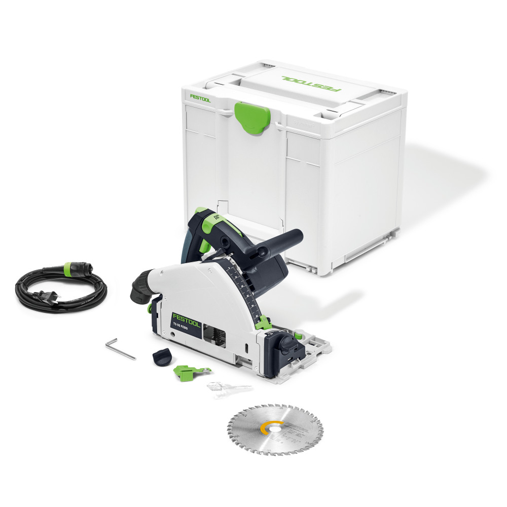 Festool 6 1/4″ TS 55 FEQ-F-Plus Plunge Cut Track Saw - Flockneti