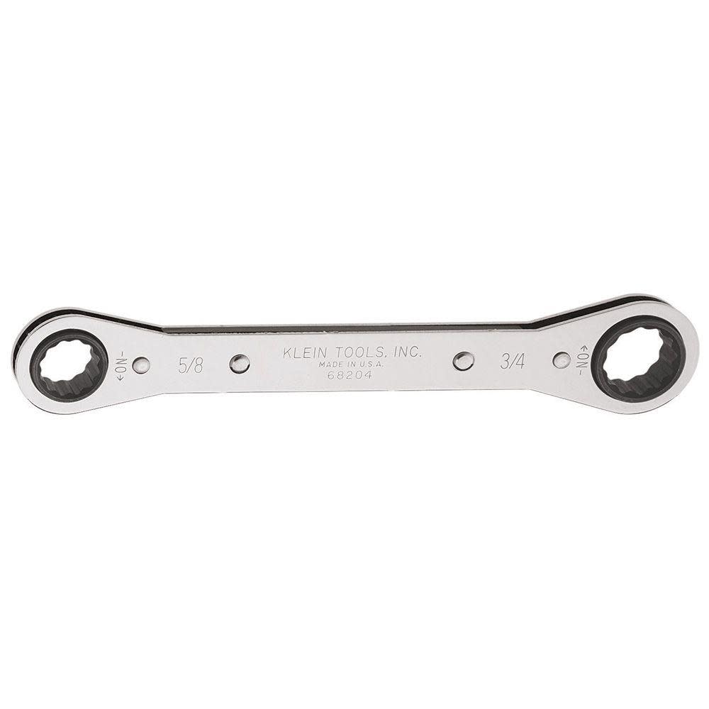 Klein Tools Ratcheting Box Wrench 5/8″ x 3/4″ - Flockneti