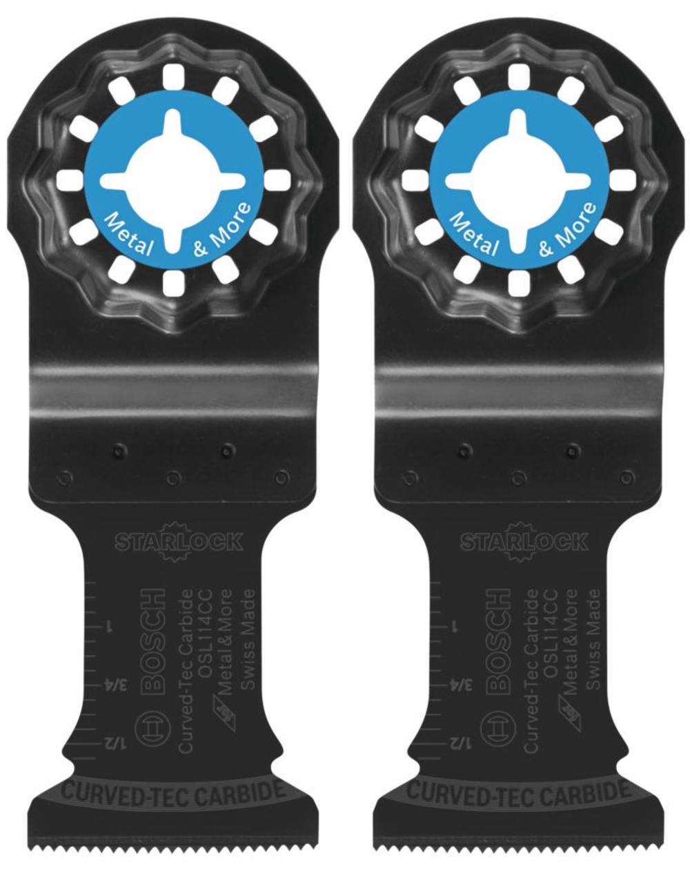 Bosch 1-1/4 In. Starlock Oscillating Multi-Tool Curved-Tec Carbide Extreme Plunge Blade 2 pk. - Flockneti