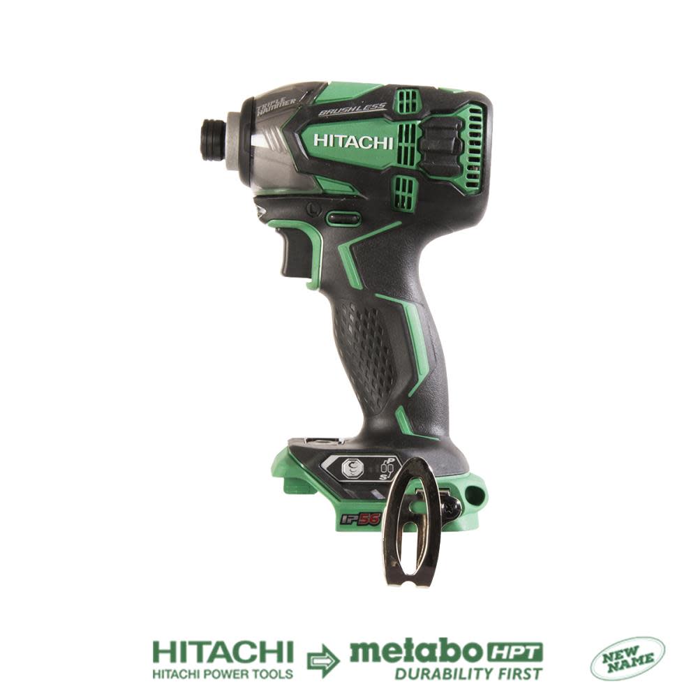 Hitachi 18 V Li-ion Brushless Triple Hammer Impact Driver (Bare Tool) - Flockneti