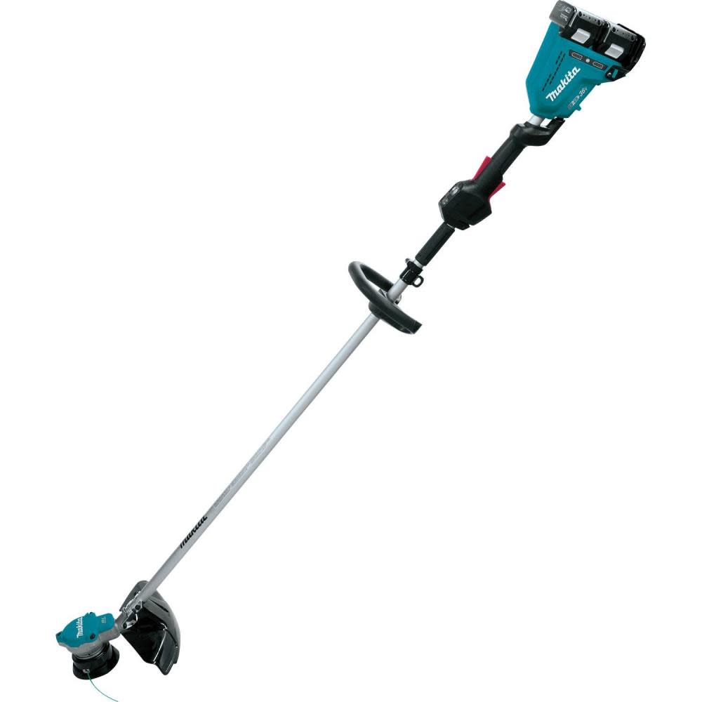 Makita 18V X2 LXT Lithium-Ion (36V) Brushless Cordless String Trimmer Kit (5.0Ah) and Brushless Angle Grinder - Flockneti