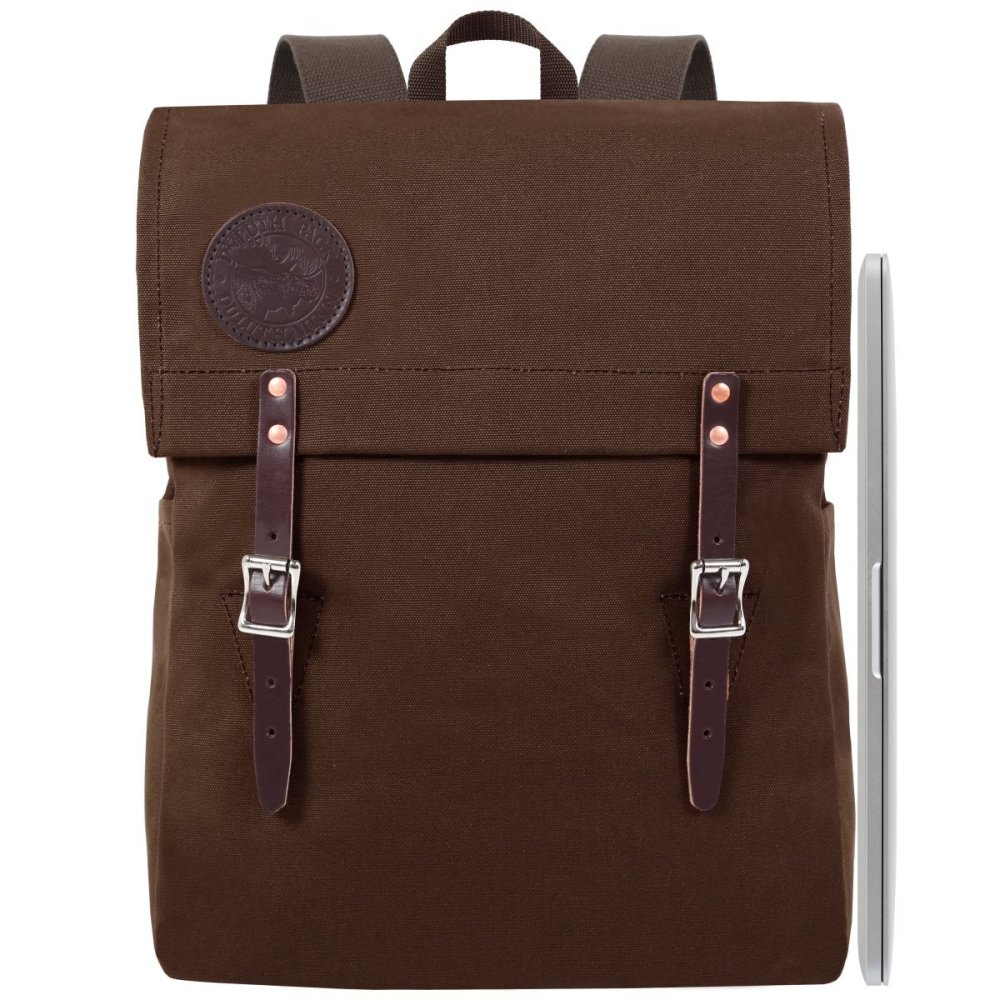 Duluth Pack 20 Liter Capacity Brown Laptop Scoutmaster Pack - Flockneti