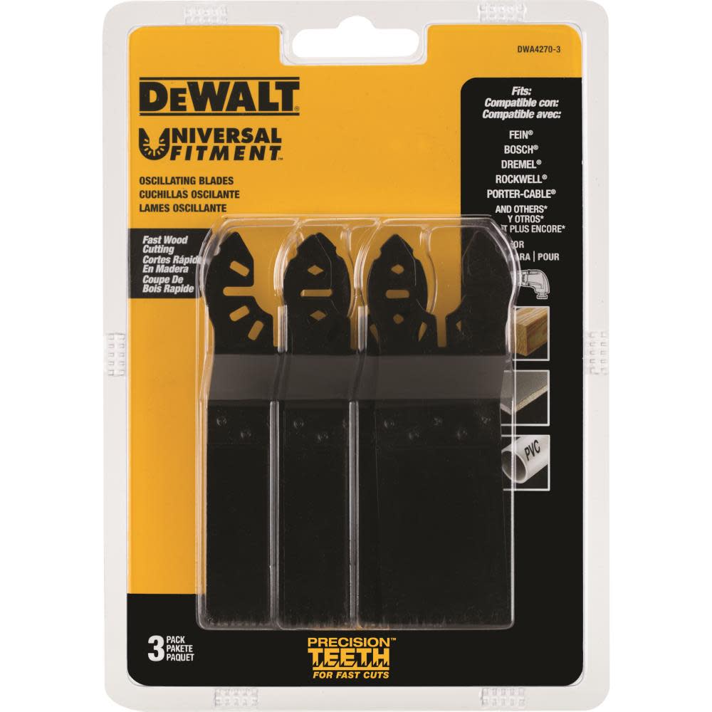 DEWALT 1-1/4 In. Precision Tooth-3 pack - Flockneti