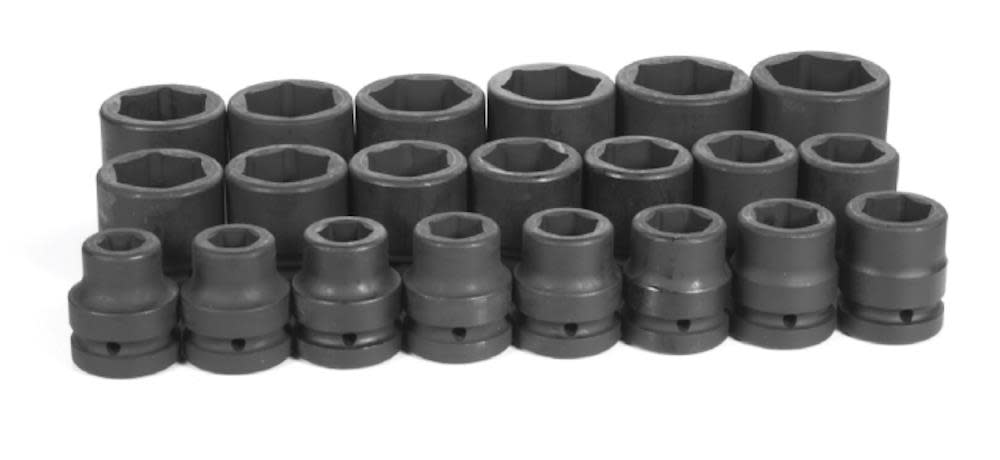 Grey Pneumatic 1″ Drive 21 Piece Fractional Set 3/4″ to 2″ - Flockneti