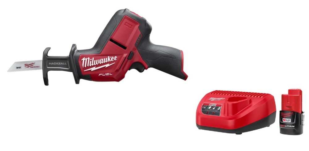Milwaukee M12 Fuel Hackzall Reciprocating Saw with M12 REDLITHIUM 1.5Ah Kit - Flockneti