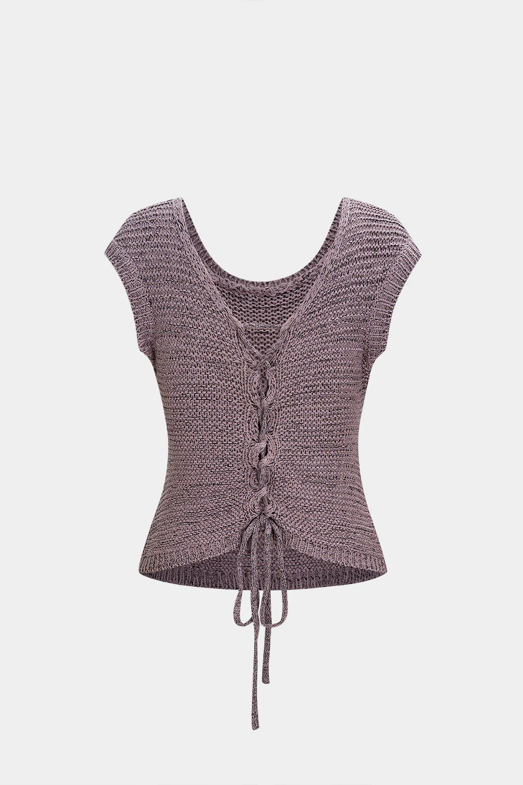 Knit Tie-Up Tank Top - Flockneti