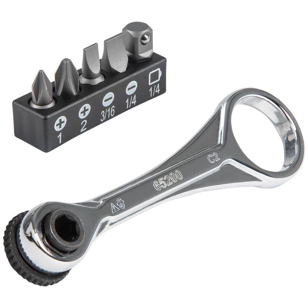 Klein Tools Slim-Profile Mini Ratchet Set 5-Pc - Flockneti