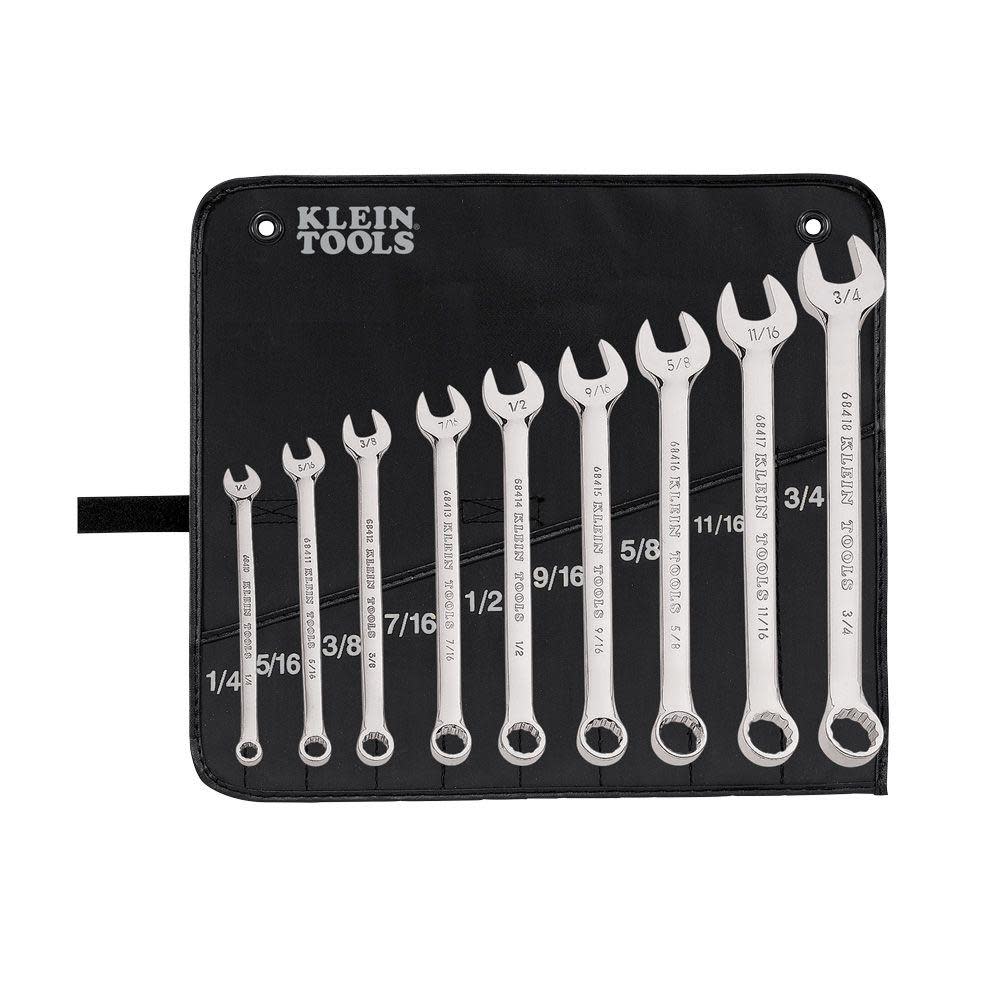Klein Tools 9 Piece Combination Wrench Set - Flockneti