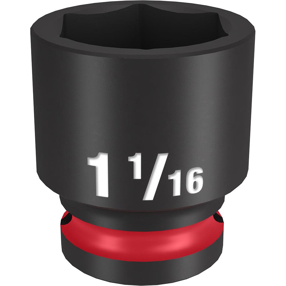 Milwaukee Impact Socket 1/2″ Drive 1 1/16″ Standard 6 Point - Flockneti