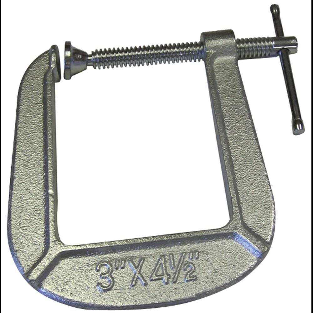 Bessey Drop Forged C-clamp 3 Inch Capacity 4-1/2 Inch Throat - Flockneti