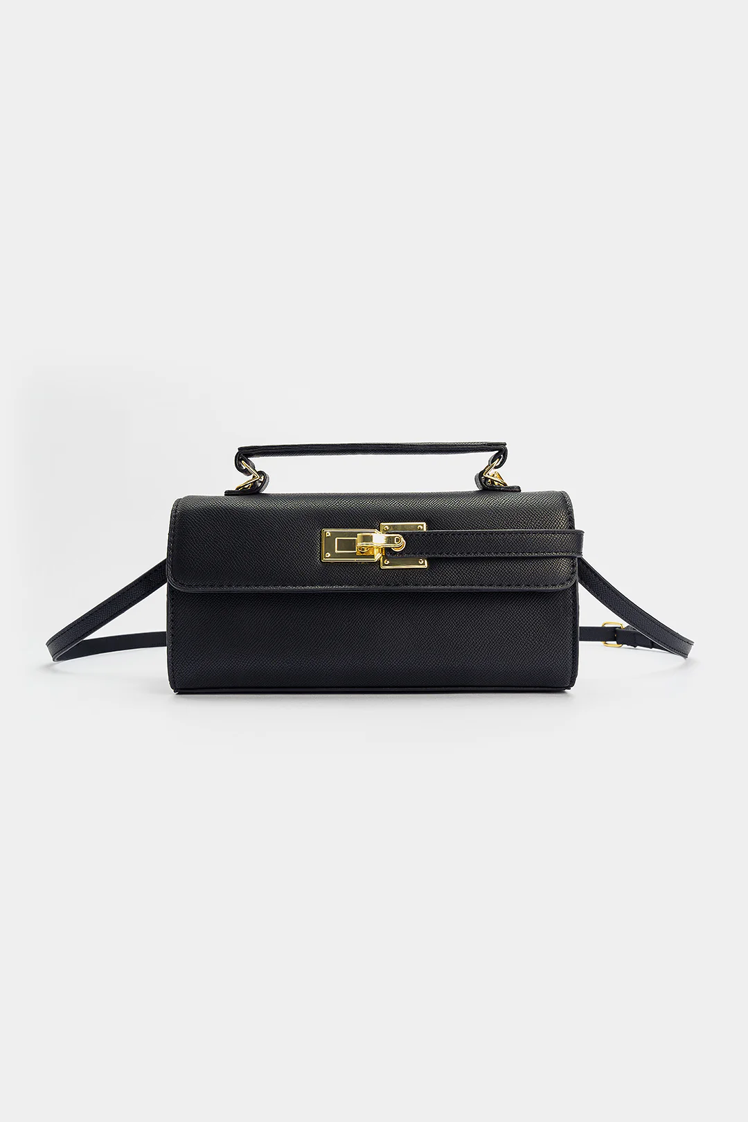 Faux Leather Square Tote Bag - Flockneti