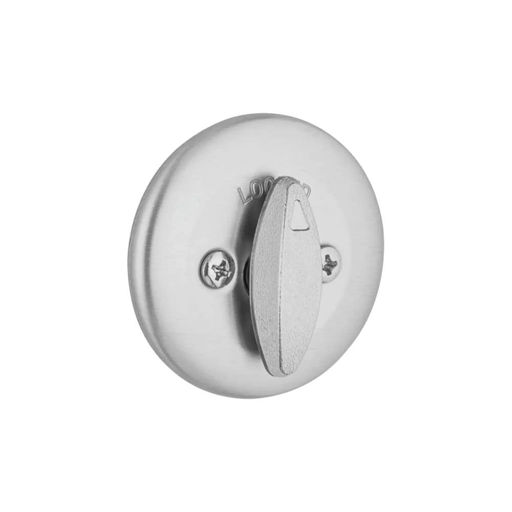 Kwikset Satin Chrome Single Cylinder Deadbolt with Pin & Tumbler - Flockneti