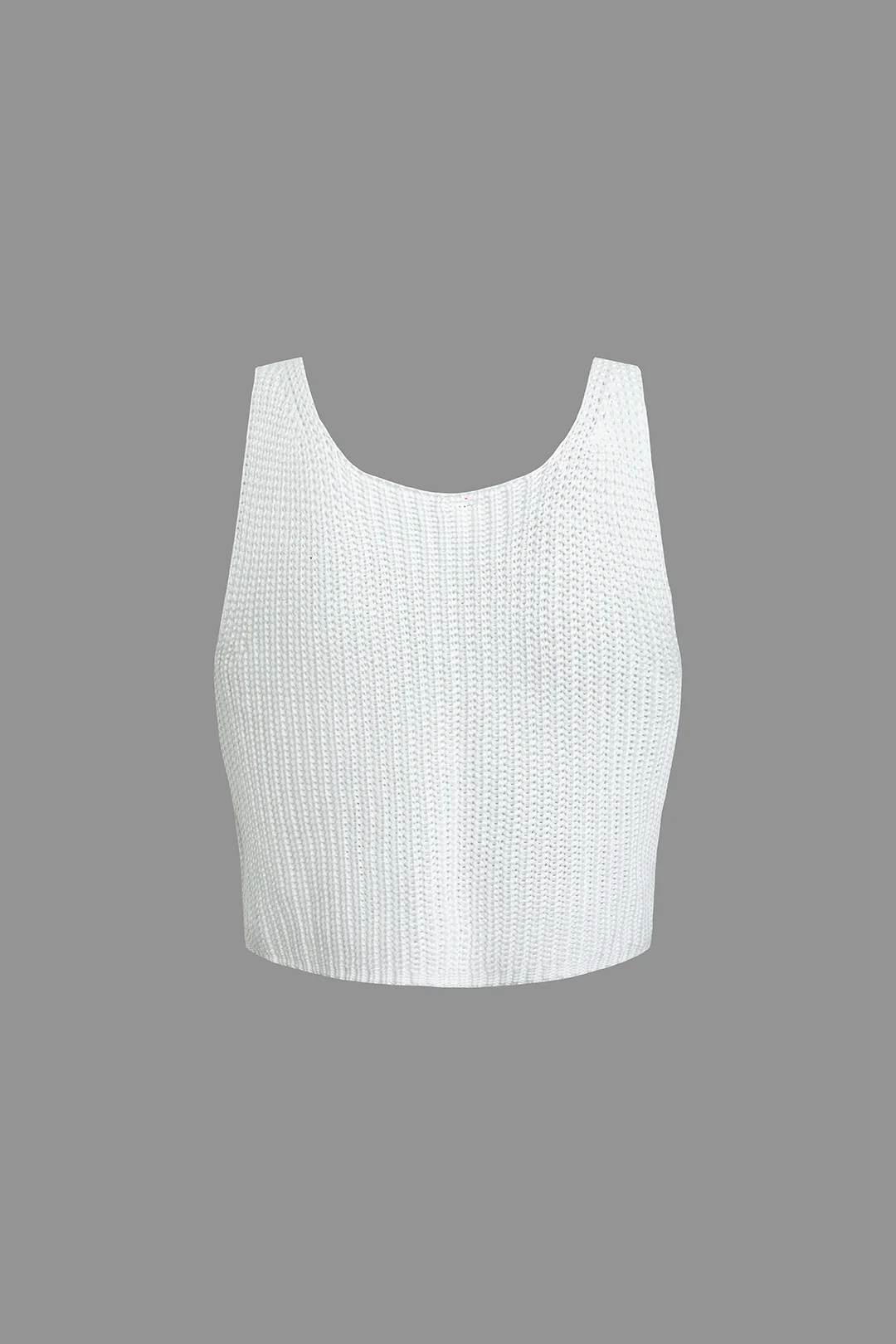 Hollow Out V-Neck Vest - Flockneti