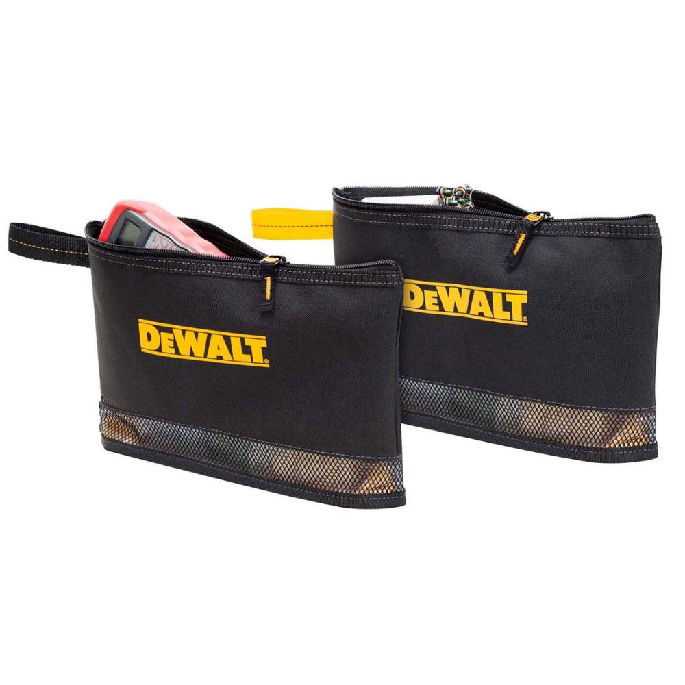 DEWALT 2 Multi-Purpose Zippered Bags - Flockneti