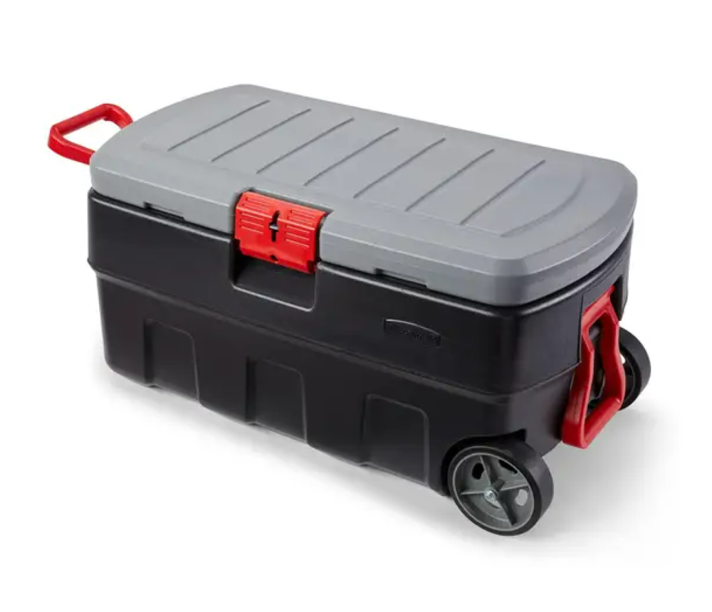 Rubbermaid Wheeled Storage Tote 35 Gallon - Flockneti