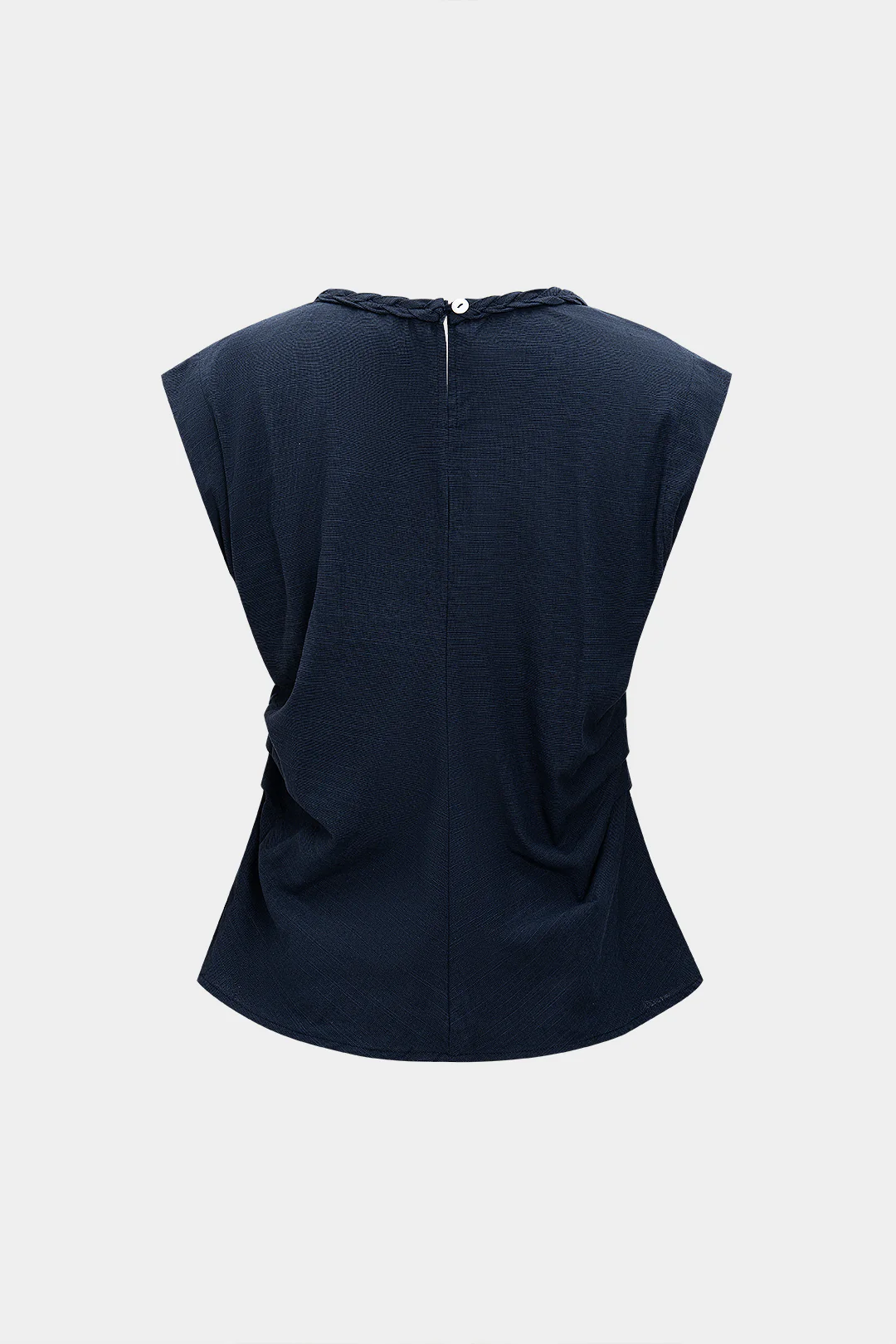 Ruched Detail Short-Sleeve Shirt - Flockneti