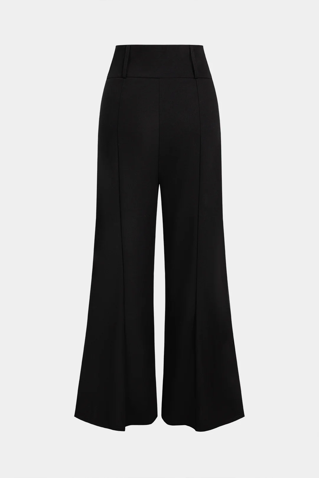 Metallic Button High Waist Wide Leg Pants - Flockneti