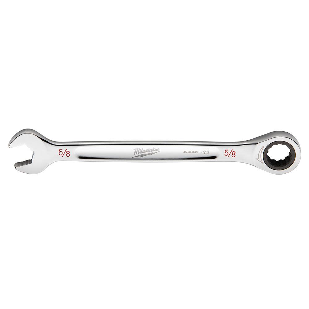 Milwaukee 5/8 in. SAE Ratcheting Combination Wrench - Flockneti
