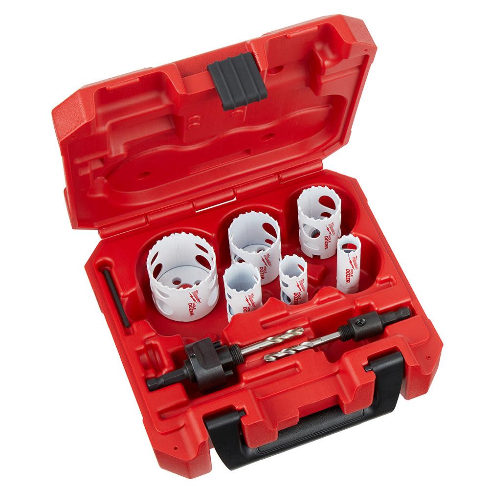 Milwaukee Refrigeration Hole Dozer Bi-Metal Hole Saw Kit (8-Piece) - Flockneti