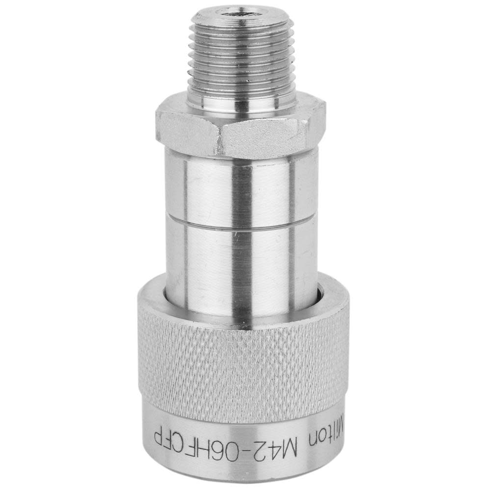 Milton 3/8″ NPTF Hydraulic High Flow Coupler Female Half - Flockneti