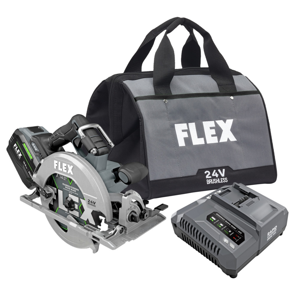 FLEX 24V 7 1/4″ Circular Saw Stacked-Lithium Kit - Flockneti