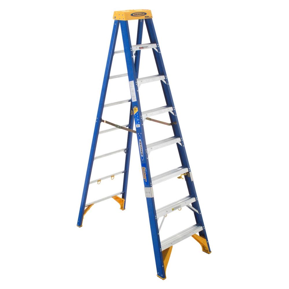 Werner 8 Ft. Type IAA Fiberglass Electricians Jobstation - Flockneti