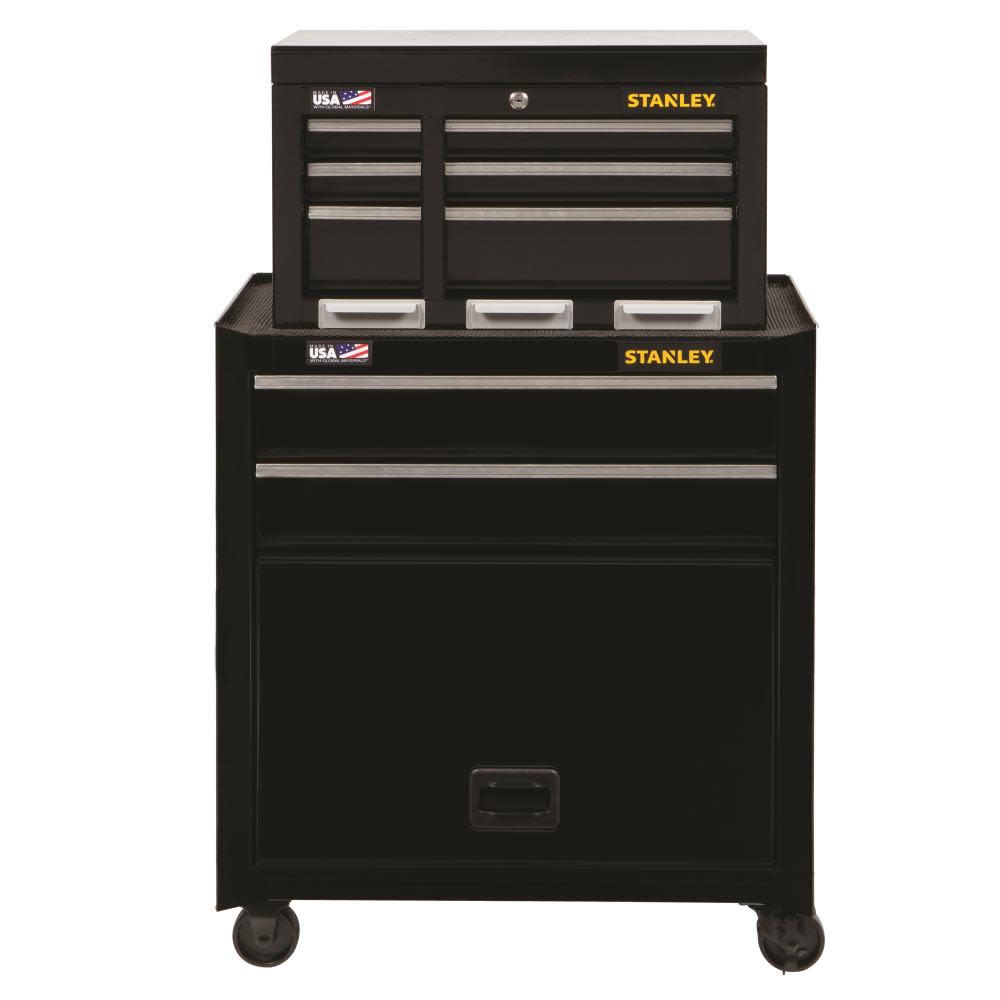 Stanley 26 in. 5-Drawer Tool Chest and Cabinet - Flockneti