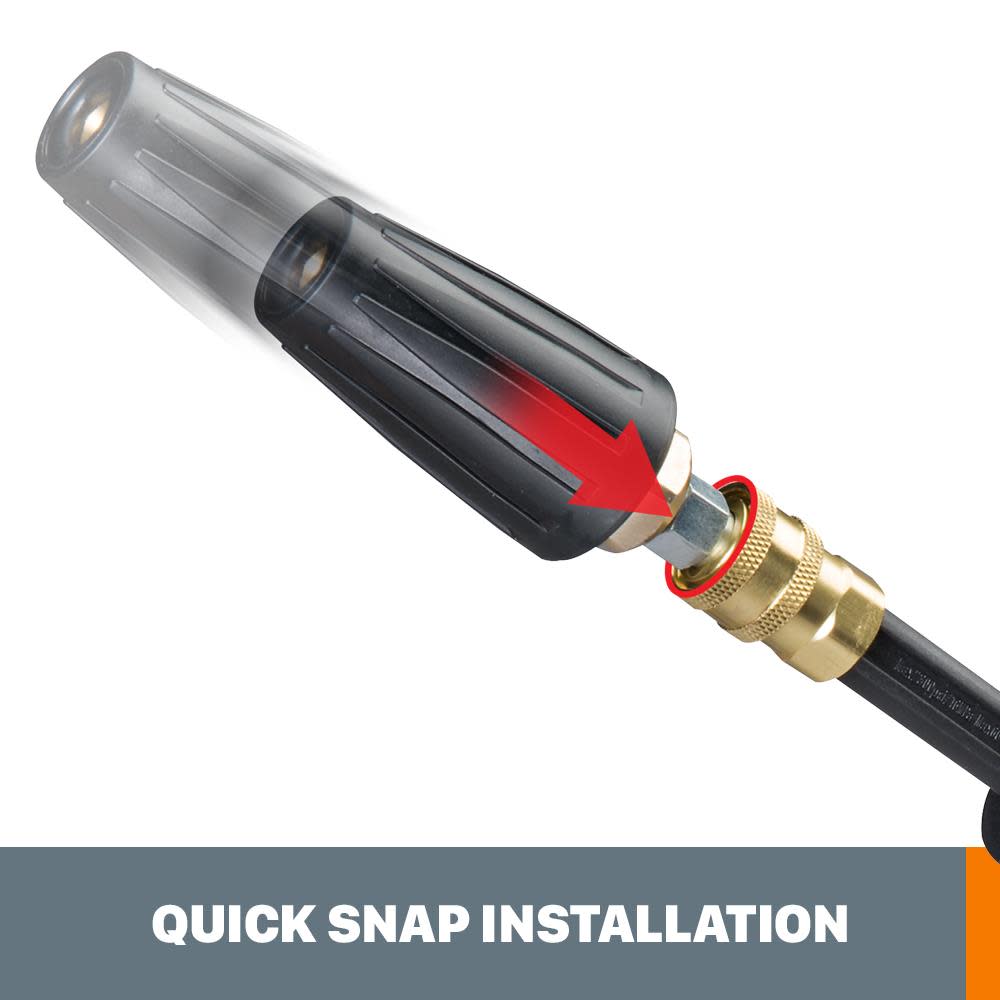 Worx Hydroshot Turbo Nozzle Accessory - Flockneti