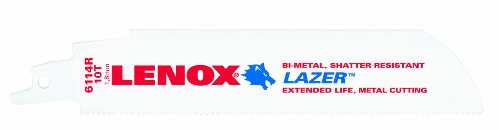 Lenox 5-Pack 9-in 14-TPI Bi-Metal Reciprocating Saw Blades - Flockneti