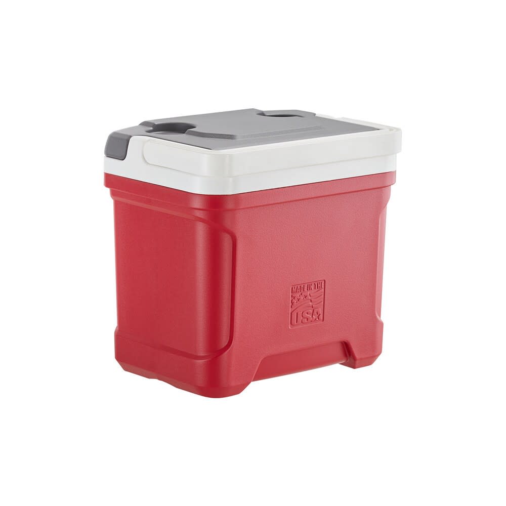Igloo Latitude 16 Hard Cooler Industrial Red/Meteorite 16qt - Flockneti