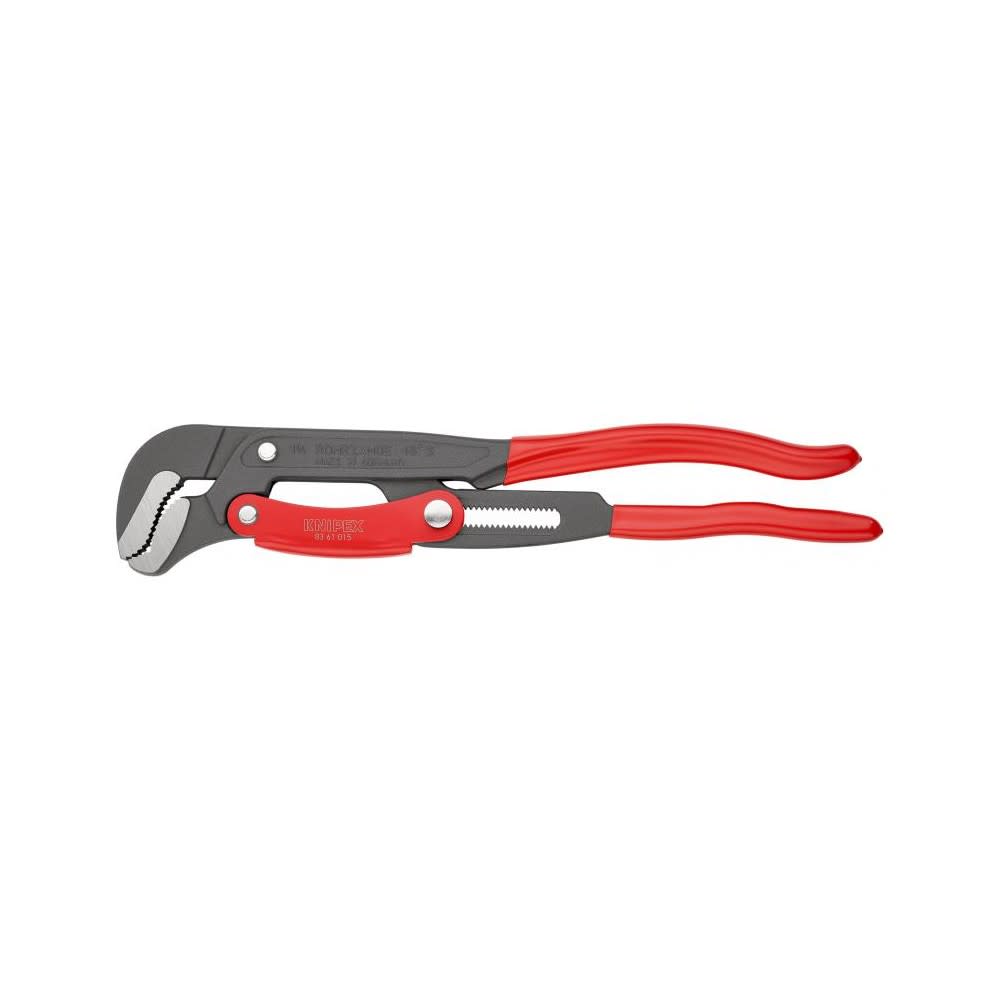 Knipex Pipe Wrench S Type Plastic Handle 420 mm Swedish Pattern - Flockneti