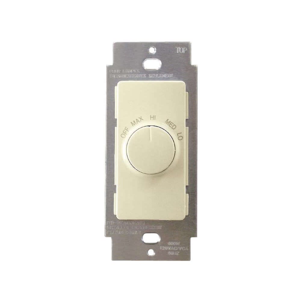 Leviton Decora Fan Control Switch 1.5A Ivory 1Pole Rotary 4 Speed - Flockneti
