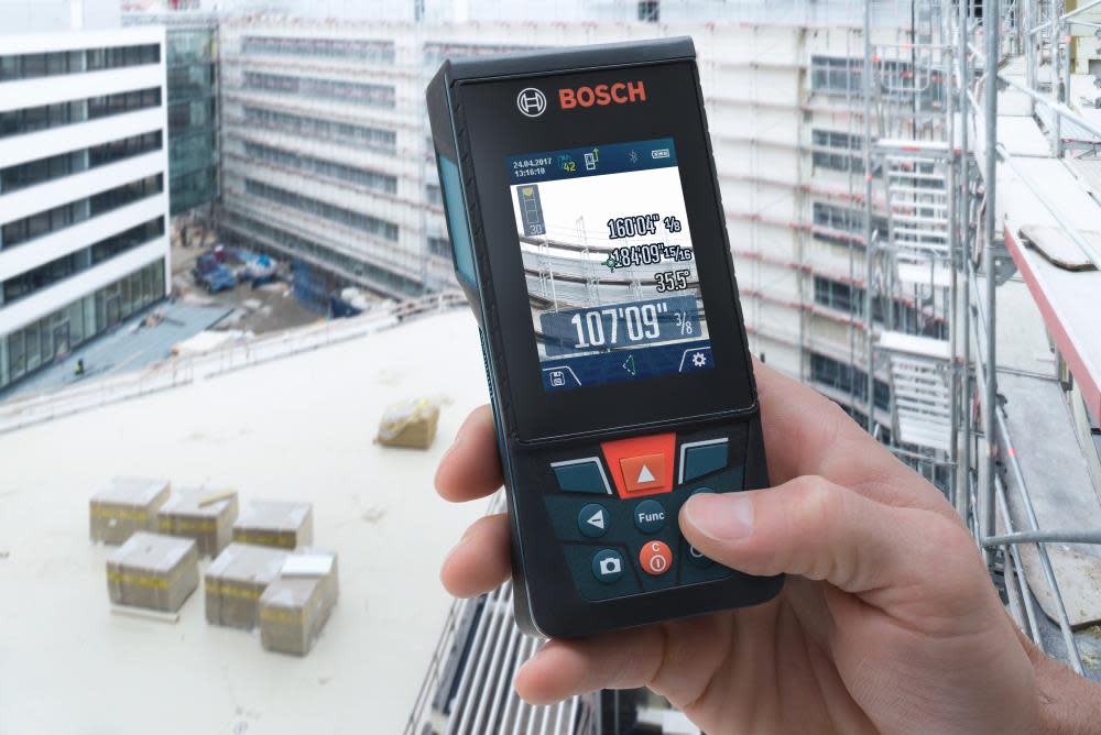 Bosch BLAZE Outdoor 400 Ft. Connected Lithium-Ion Laser Measure with Camera - Flockneti