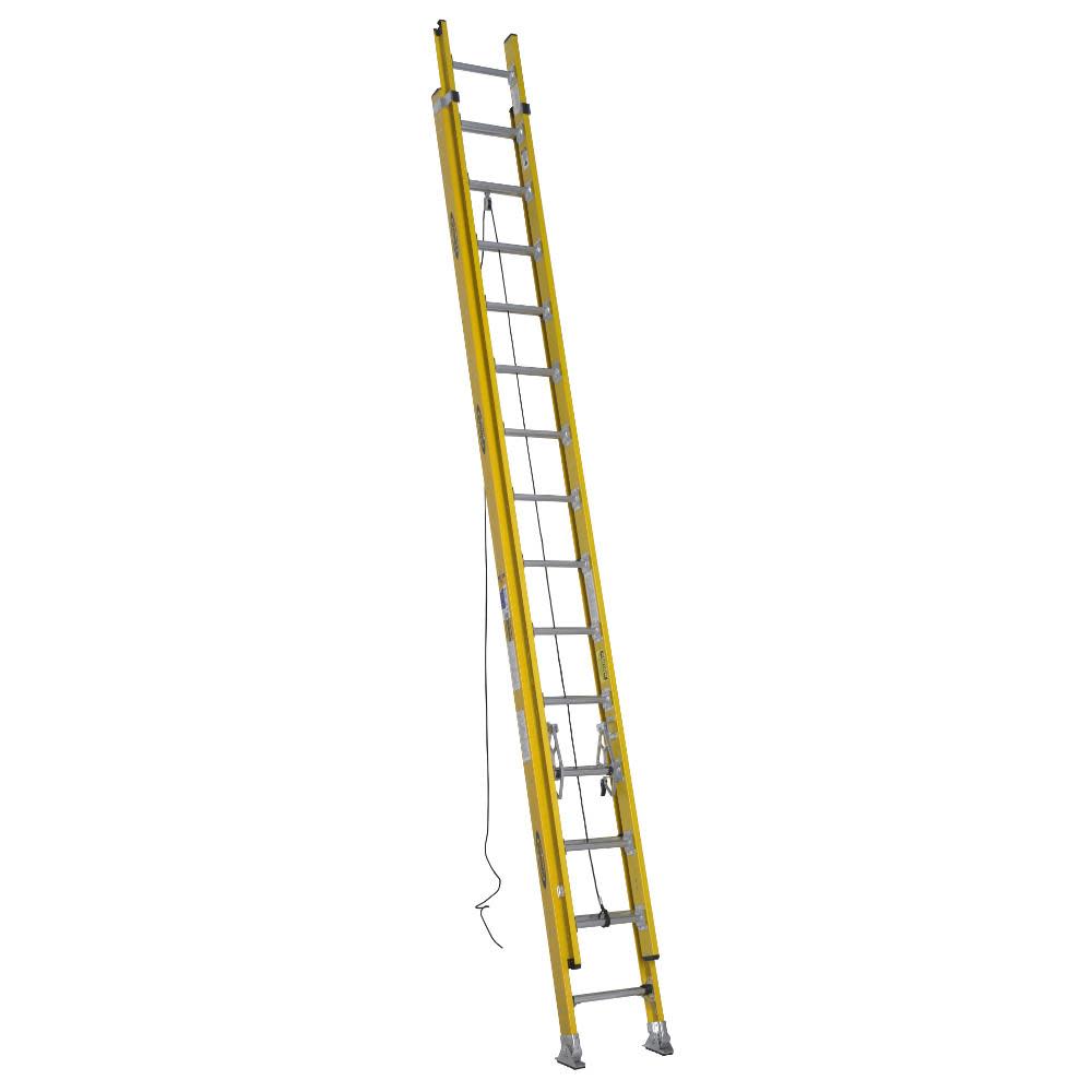 Werner 28 Ft. Type IAA Fiberglass Extension Ladder - Flockneti