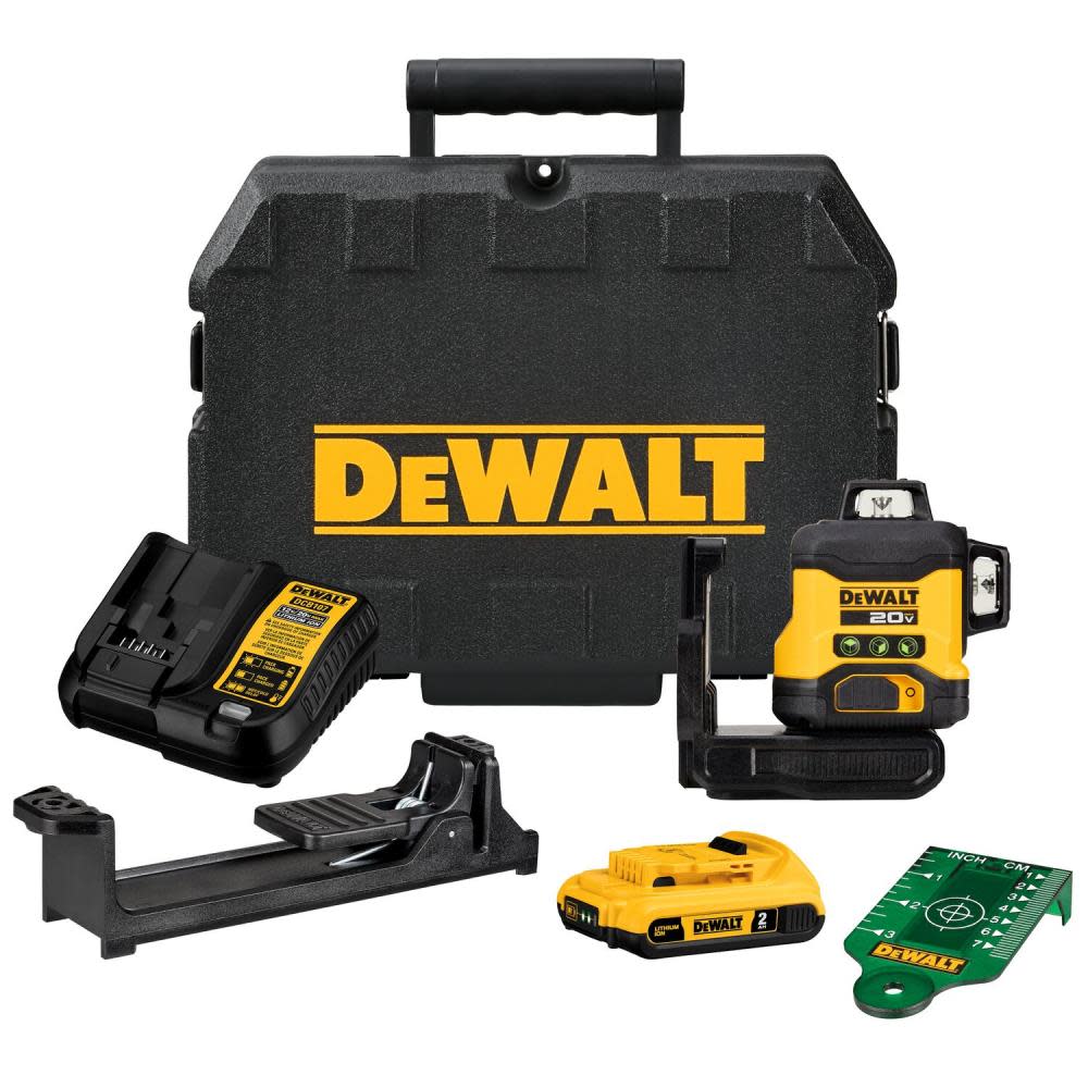 DEWALT ATOMIC 20V 3 x 360 Line Laser Kit - Flockneti